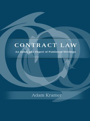 cover image of Contract Law
